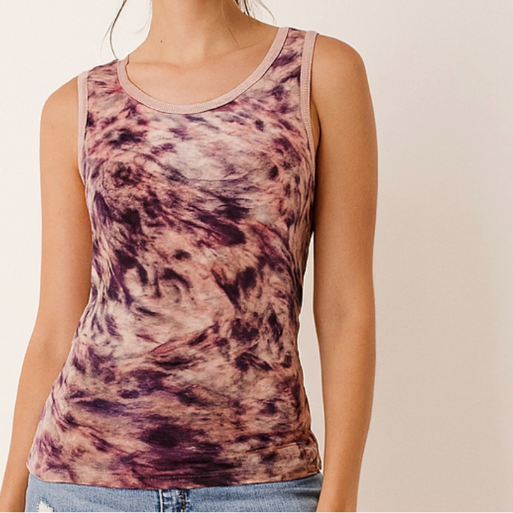 Escada sejanka fantasy multicolor floral sleeveless shirt - top